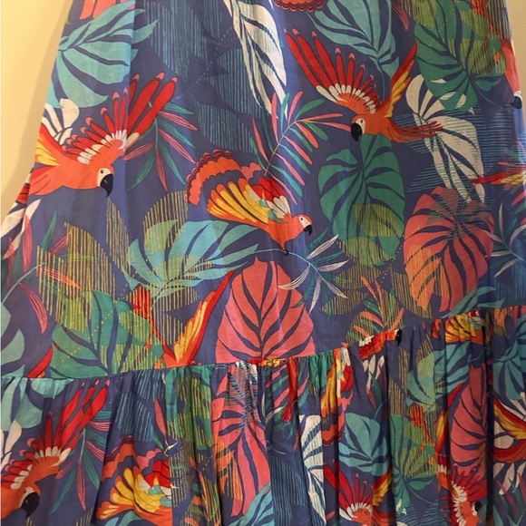 Talbots Tropical Maxi Skirt M - Picture 2 of 9